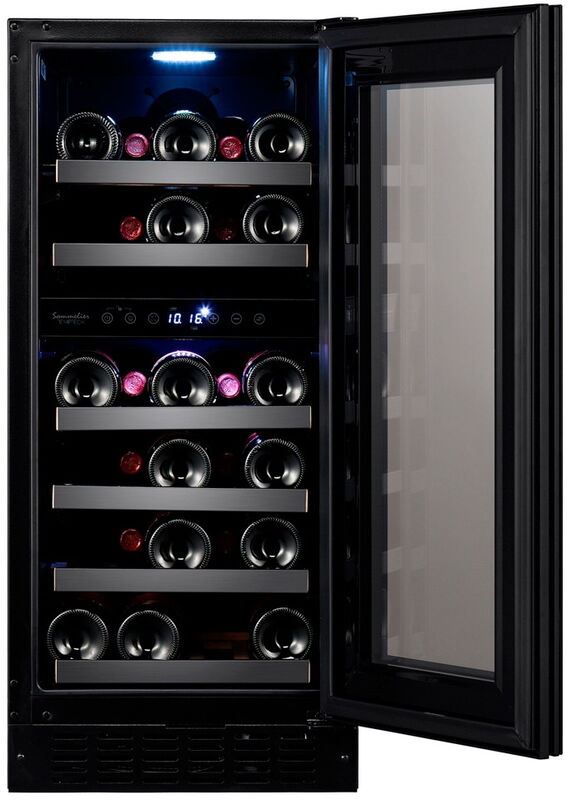 Встраиваемый винный шкаф Temptech SOMQ38DRB-24
