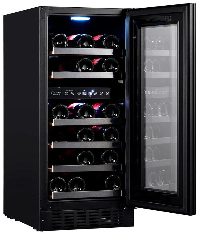 Встраиваемый винный шкаф Temptech SOMQ38DRB-24