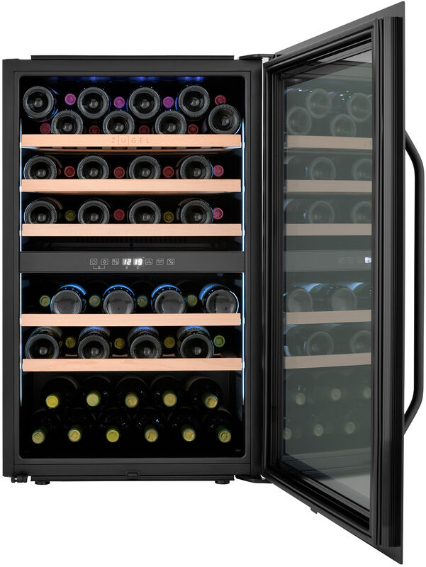 Встраиваемый винный шкаф Zugel ZCWI570DB