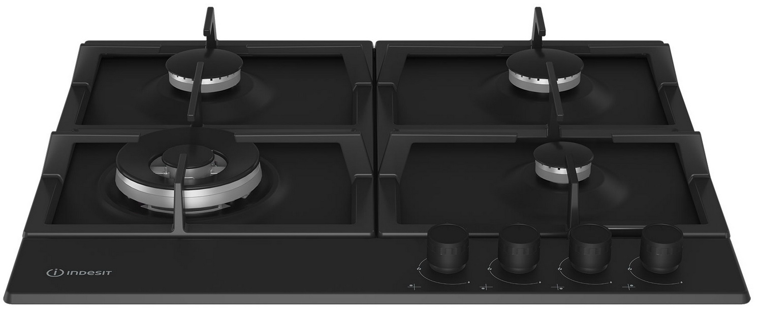 Газовая варочная панель Indesit THPM 642 WS/BL/I