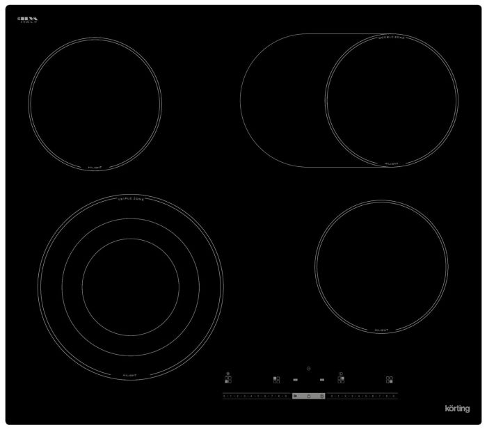 Электрическая варочная панель Korting HK 63910 B