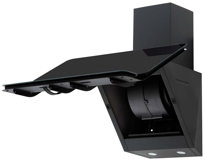 Наклонная вытяжка Krona SATURN 600 DN BLACK 4S