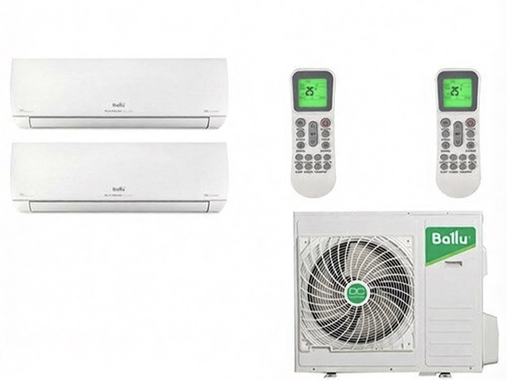 Мульти сплит-система Ballu BA2OI-FM/out-14HN8/EU/BSUI-FM/in-07HN8/EU*2шт