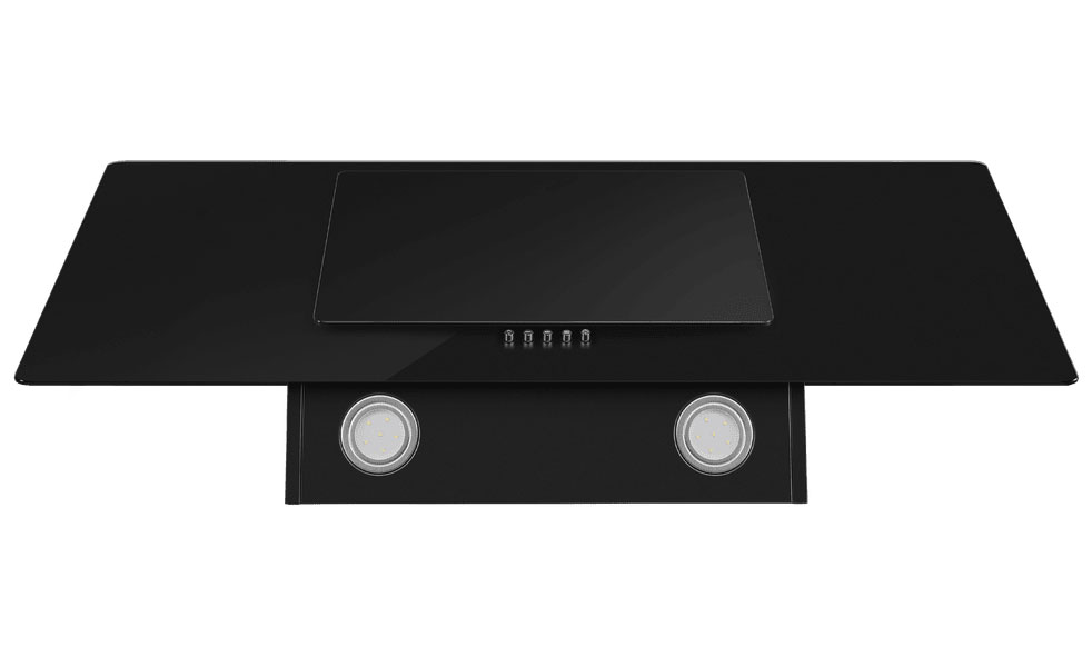 Наклонная вытяжка Maunfeld Tower 90 черный