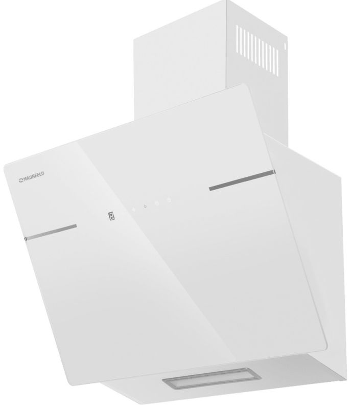 Наклонная вытяжка Maunfeld Astro 50 белое стекло