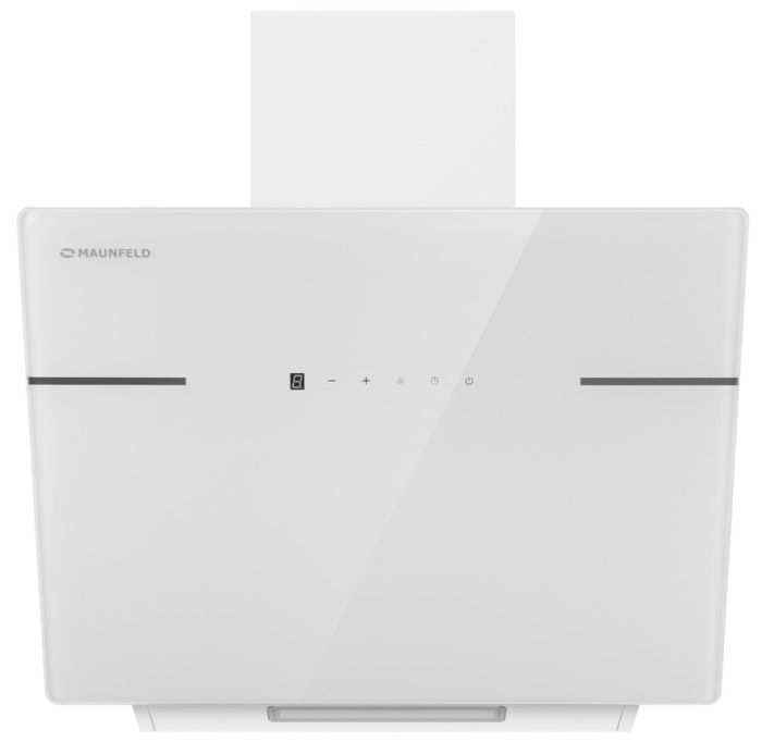 Наклонная вытяжка Maunfeld Astro 50 белое стекло