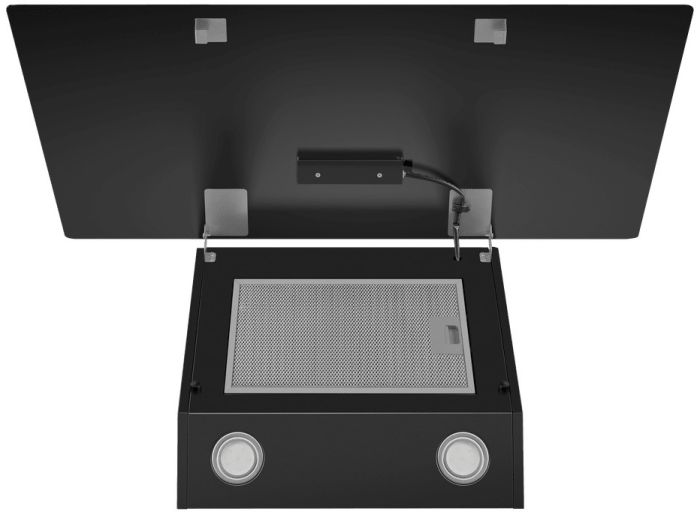 Наклонная вытяжка Maunfeld Dream 90 Push Glass чёрный