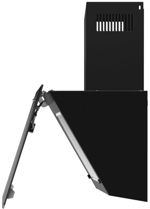 Наклонная вытяжка Maunfeld Dream 90 Push Glass чёрный