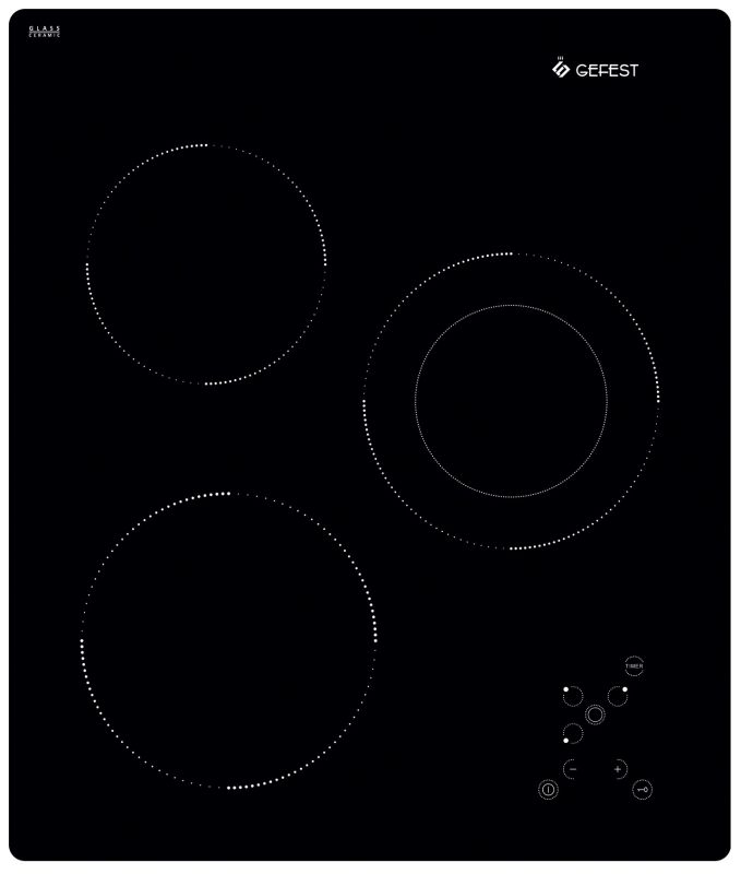 Электрическая варочная панель Gefest ПВЭ 4100