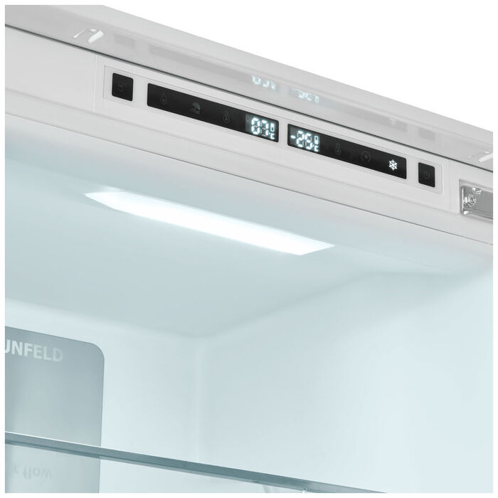Встраиваемый холодильник Maunfeld MBF177NFWHGR Inverter