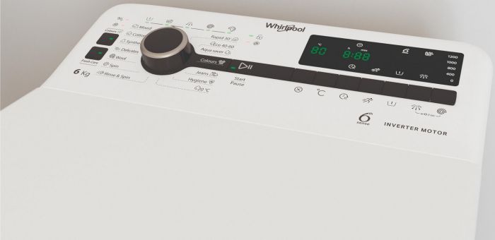 Вертикальная стиральная Whirlpool TDLRB 6252BS