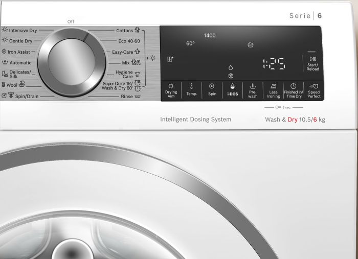 Стирально-сушильная машина Bosch WNG254A9BY
