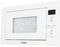 Встраиваемая микроволновая печь Exiteq EXM-106 white