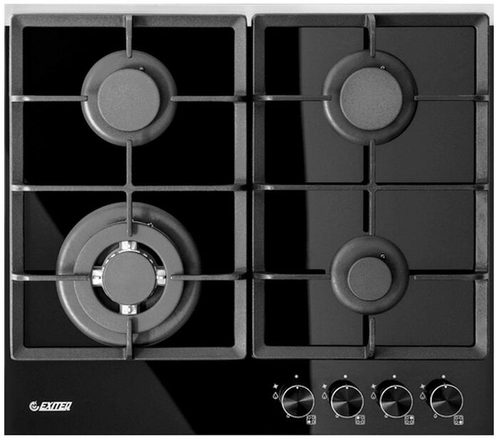 Газовая варочная панель Exiteq PFH 640 STGB-E/B