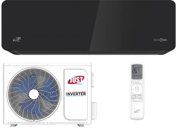 Инверторная сплит-система Just Aircon JAC-24HPSIA/CAC Black