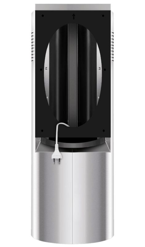 Каминная вытяжка Maunfeld DRUM Wall 35 нержавеющая сталь