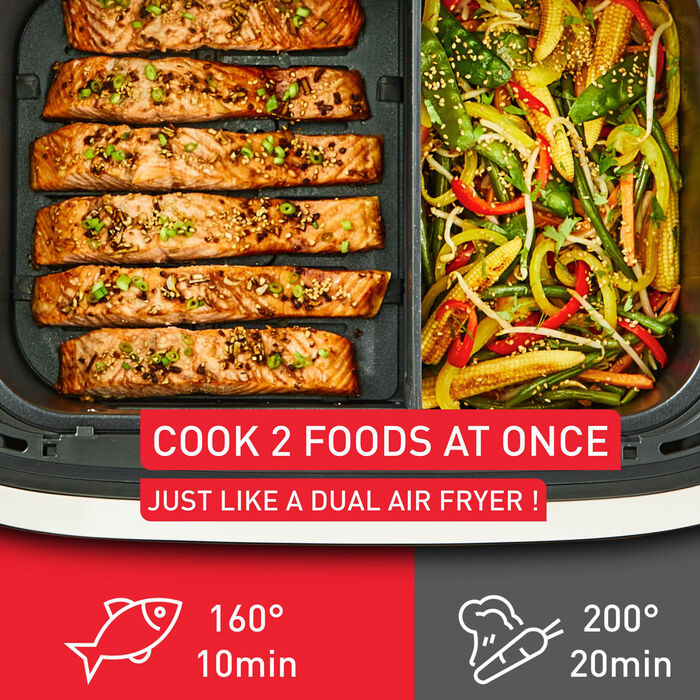 Аэрогриль Tefal EY9228E0 Dual Easy Fry Flex