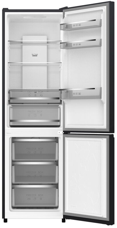 Двухкамерный холодильник Meferi MFR185BK TOTAL NO FROST COMBI ULTRA