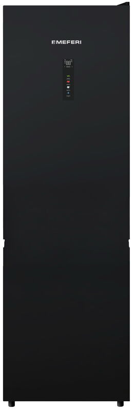Двухкамерный холодильник Meferi MFR200BK TOTAL NO FROST COMBI ULTRA