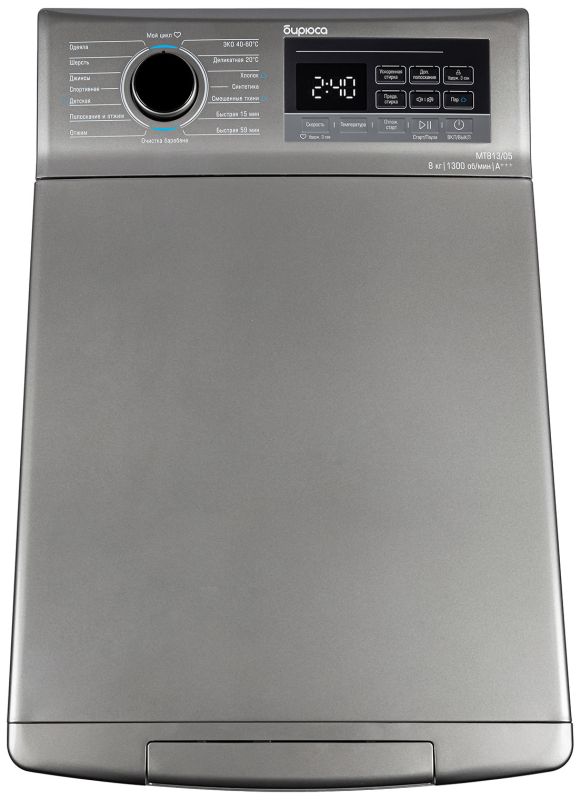 Вертикальная стиральная Бирюса WM-MT813/05 M