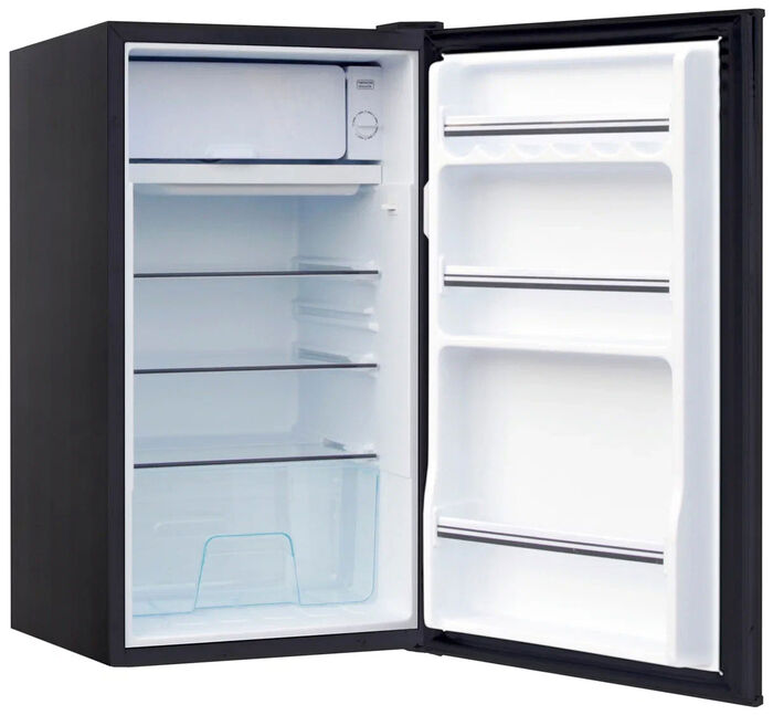 Однокамерный холодильник Tesler RC-95 Black Glass