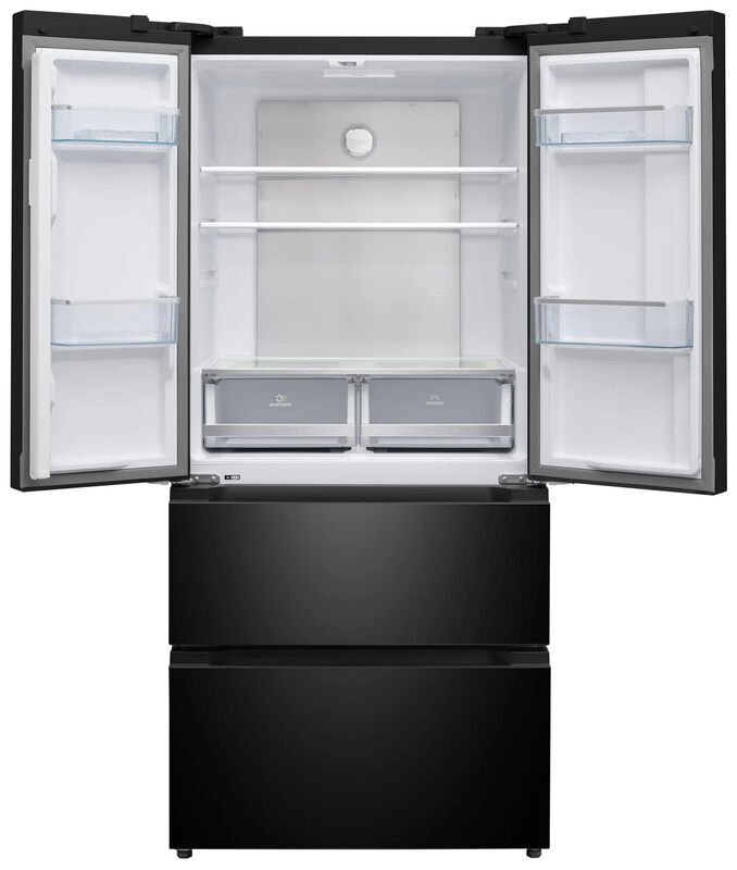 Многокамерный холодильник Meferi MFR83BLACK IX TOTAL NO FROST FRENCH DOOR COMFORT