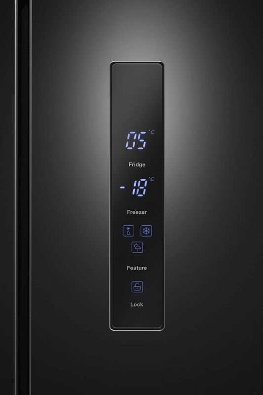 Многокамерный холодильник Meferi MFR83BLACK IX TOTAL NO FROST FRENCH DOOR COMFORT
