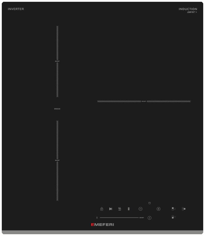 Индукционная варочная панель Meferi MIH453BK COMFORT PLUS