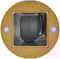 Островная вытяжка Meferi TUBE40GOLD ISLA COMFORT PLUS
