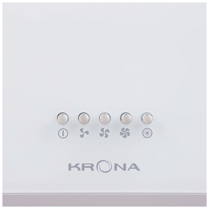 Наклонная вытяжка Krona HELGA 600 white PB