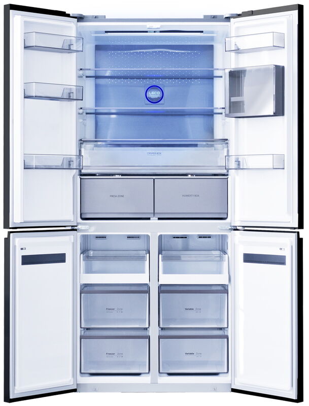 Многокамерный холодильник Centek CT-1746 NF Black Glass