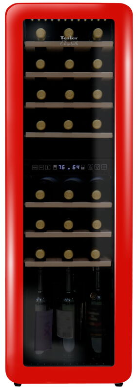 Винный шкаф Tesler CWC-308 RUBY RED