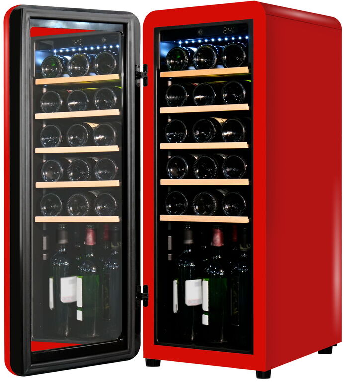 Винный шкаф Tesler CWC-248 RUBY RED LD