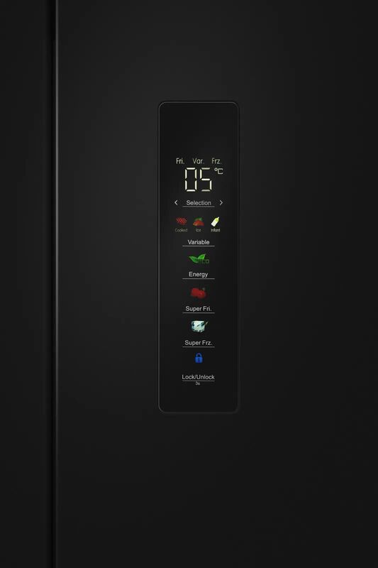 Многокамерный холодильник Meferi MFR70BK TOTAL NO FROST FRENCH DOOR ULTRA