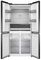 Многокамерный холодильник Meferi MFR83BLACK IX TOTAL NO FROST CROSS DOOR COMFORT