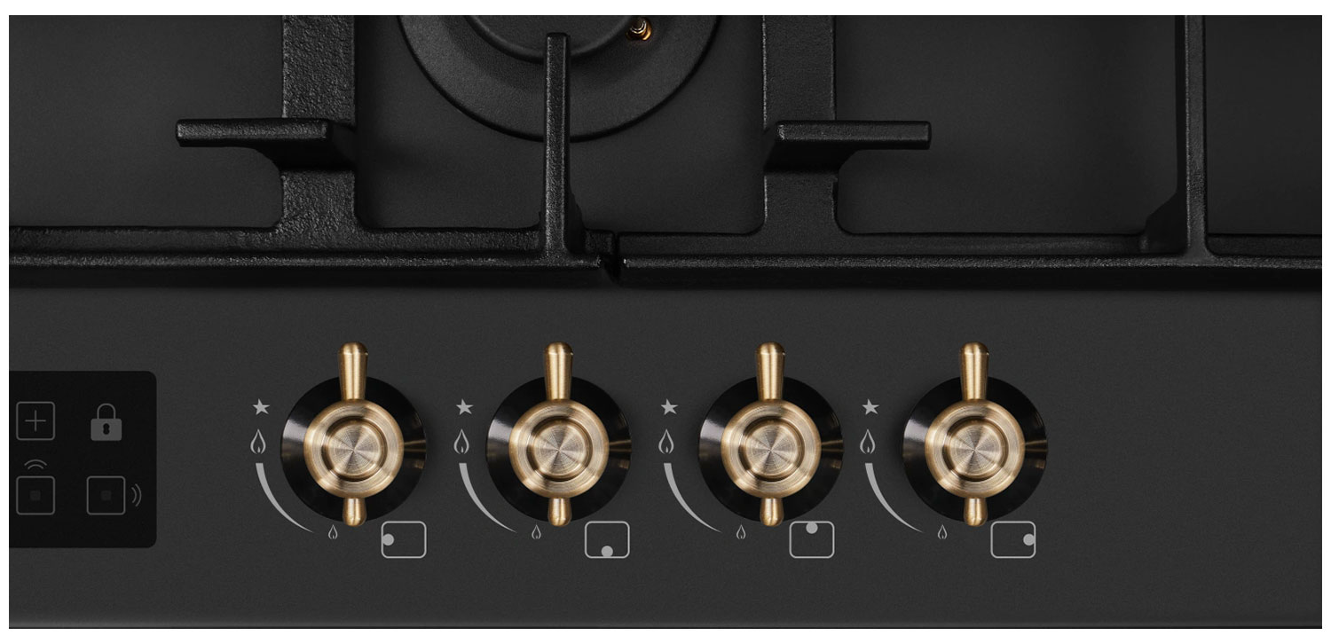 Газовая варочная панель Hiberg VM 6245 Gr