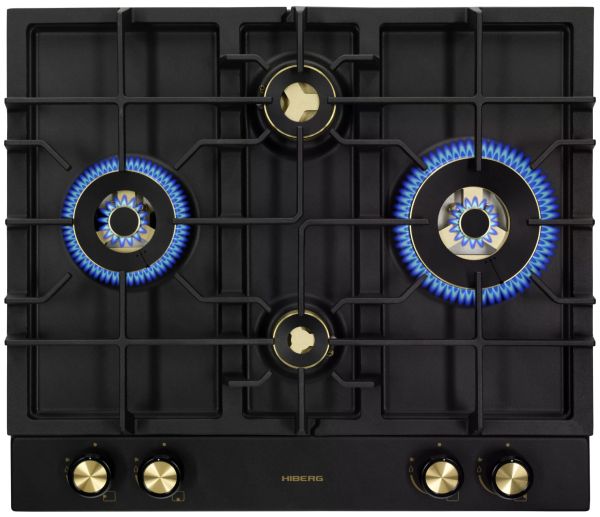 Газовая варочная панель Hiberg VS 6545 B