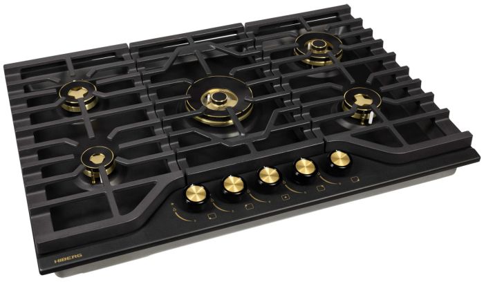 Газовая варочная панель Hiberg VS 8555 B