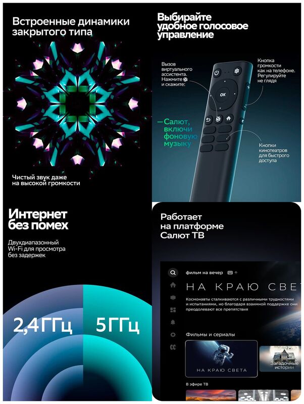 LED телевизор Sber SDX-32H3114