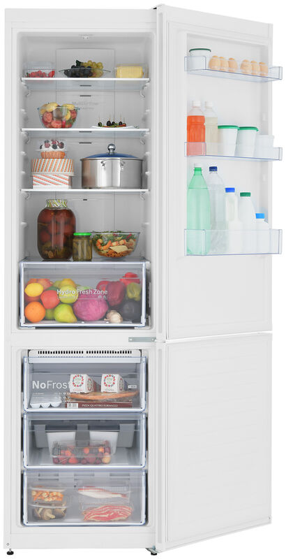 Двухкамерный холодильник Zugel ZRFB2BNFW