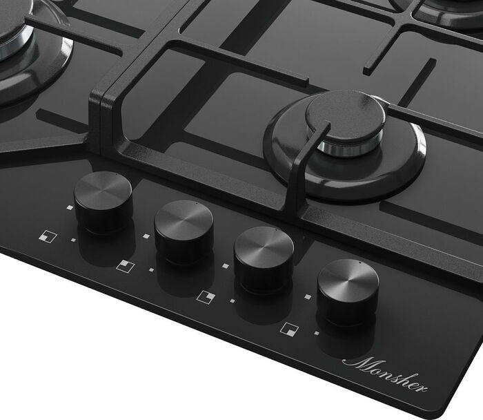 Газовая варочная панель Monsher MGG 62 Noir