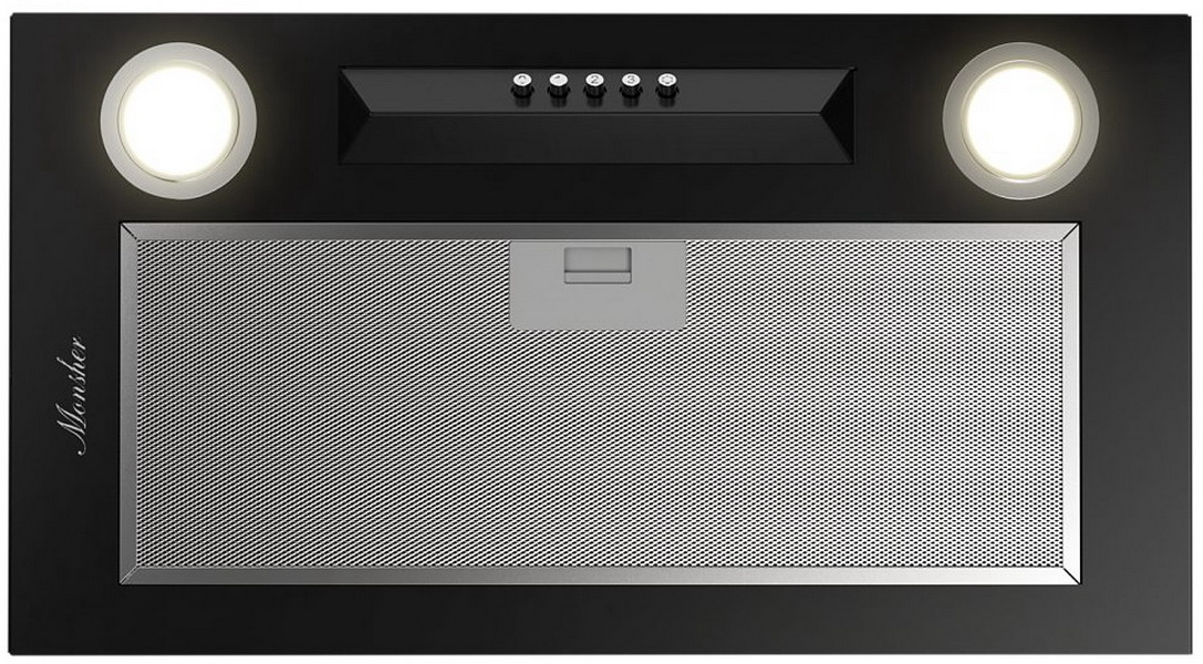 Полновстраиваемая вытяжка Monsher INLIGHT 55 Noir