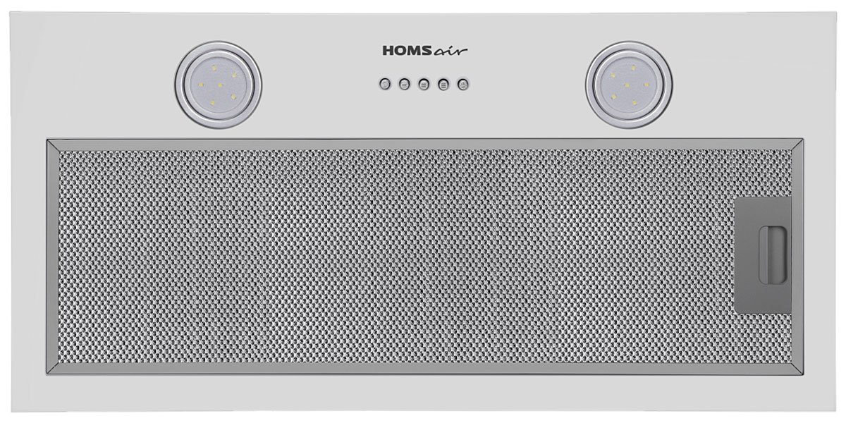 Полновстраиваемая вытяжка HOMSair FLEET 60M Power белый - фото 3