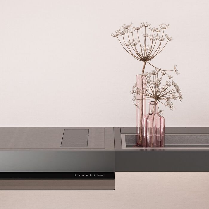 Подвесная вытяжка Falmec SHELF 120 NERO (режим рециркуляции)