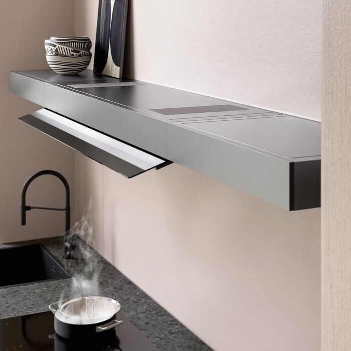 Подвесная вытяжка Falmec SHELF Customizable 120 NERO (режим рециркуляции)