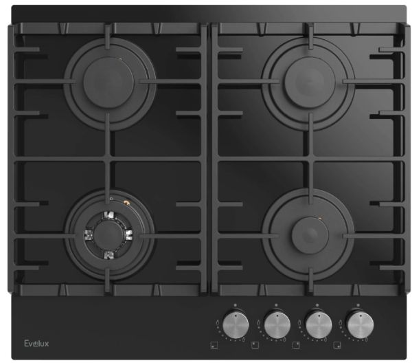 Газовая варочная панель Evelux HEG 650 BG