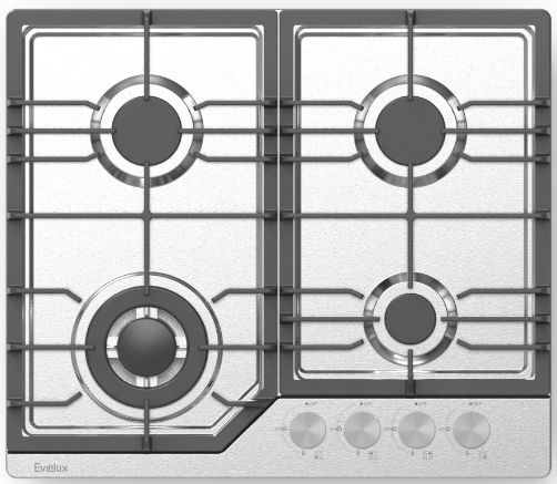 Газовая варочная панель Evelux HEG 638 X