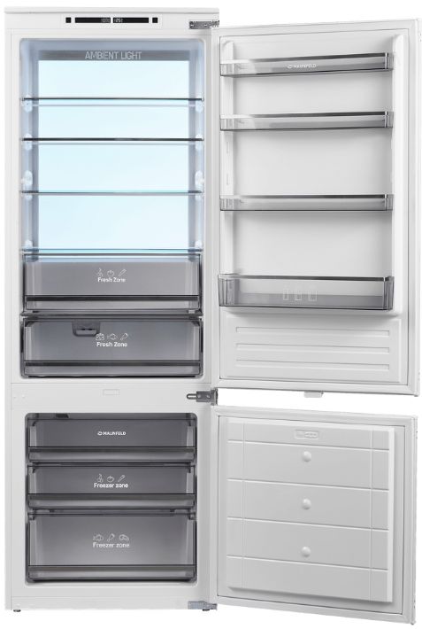 Встраиваемый холодильник Maunfeld MBF193NFW1GR Inverter