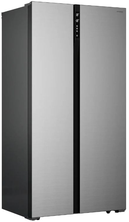 Холодильник Side-by-Side Hyundai CS4505F серебристый