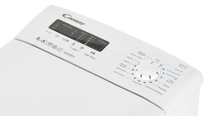 Вертикальная стиральная Candy CST G283DM/1-07